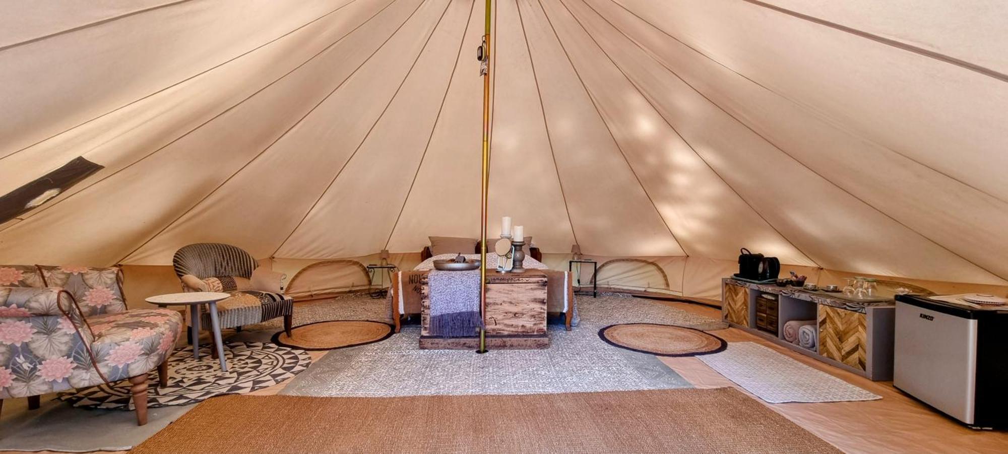 La Fortinerie Glamping Bell Tent Mouliherne Exterior foto
