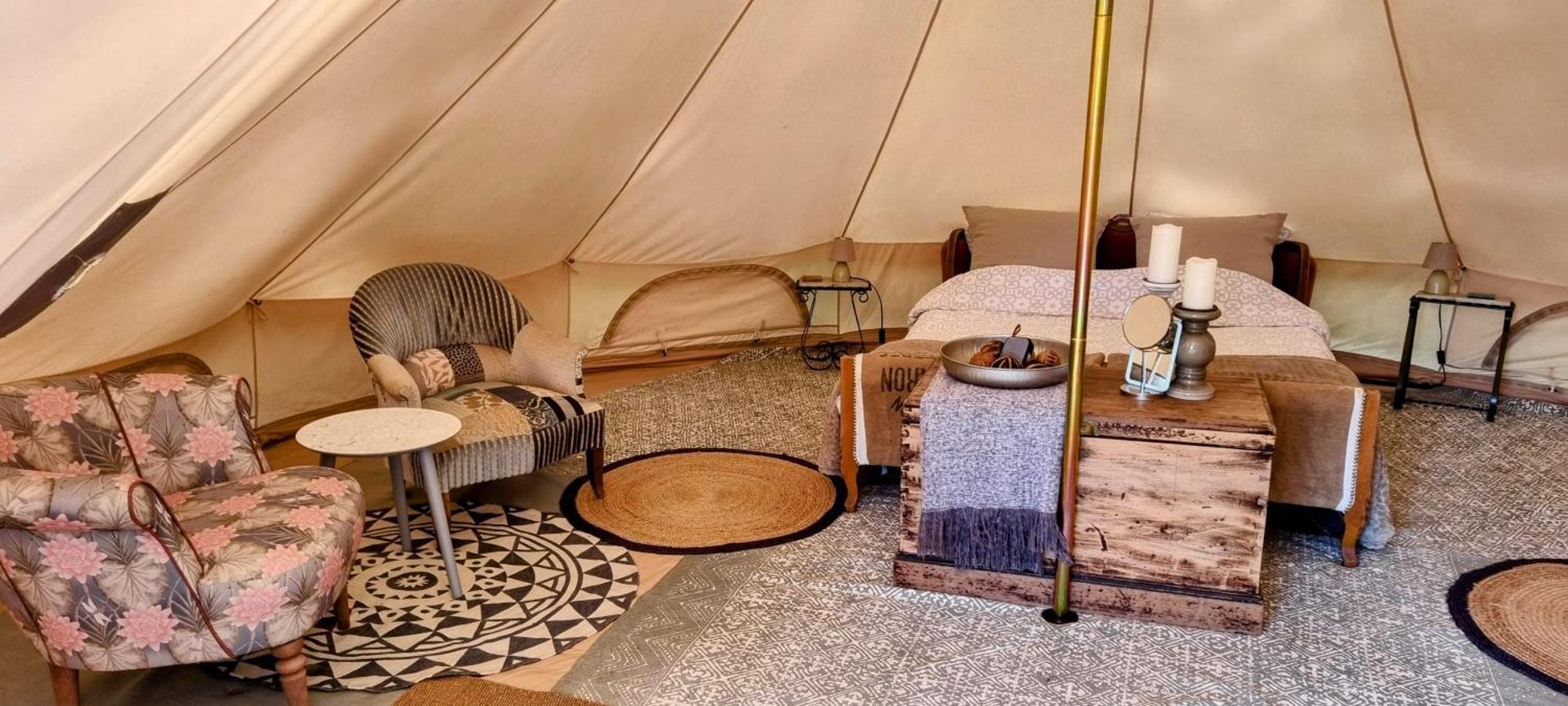 La Fortinerie Glamping Bell Tent Mouliherne Exterior foto