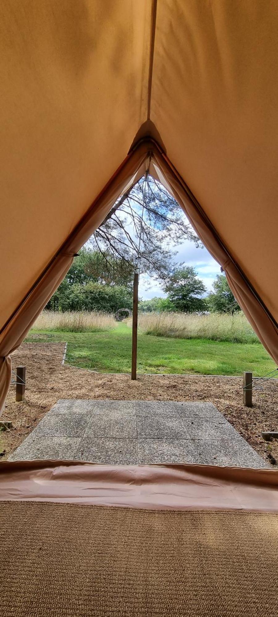 La Fortinerie Glamping Bell Tent Mouliherne Exterior foto