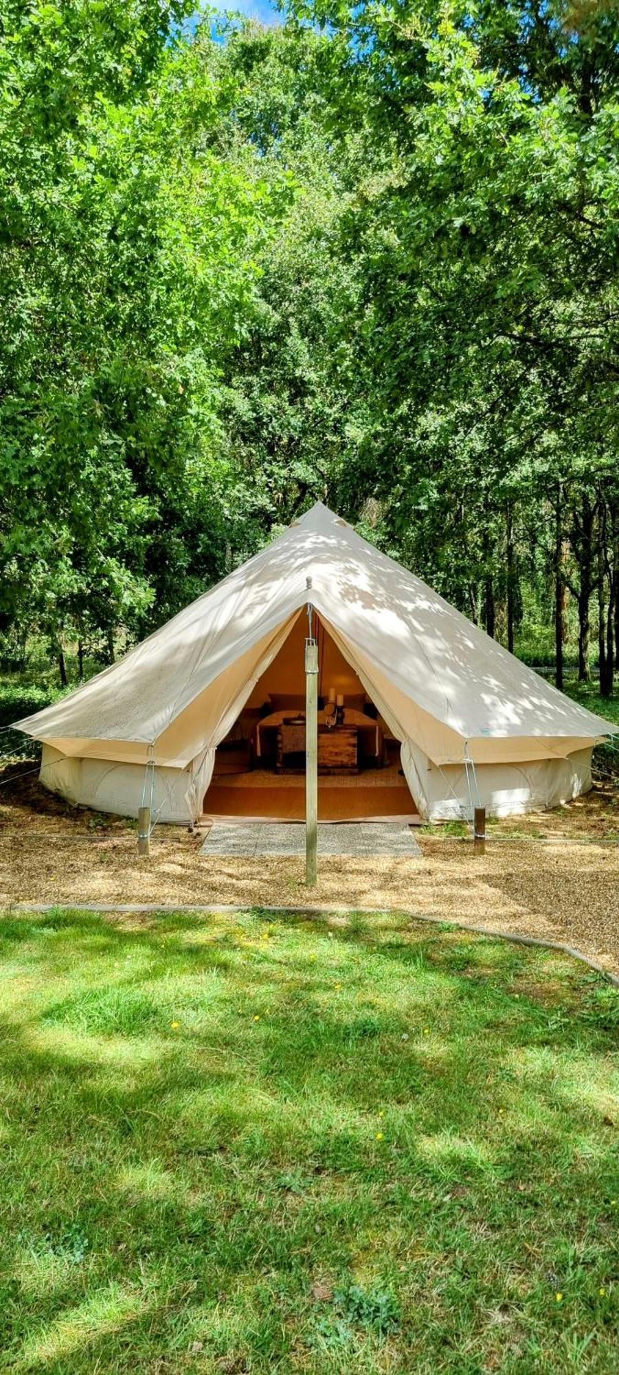La Fortinerie Glamping Bell Tent Mouliherne Exterior foto