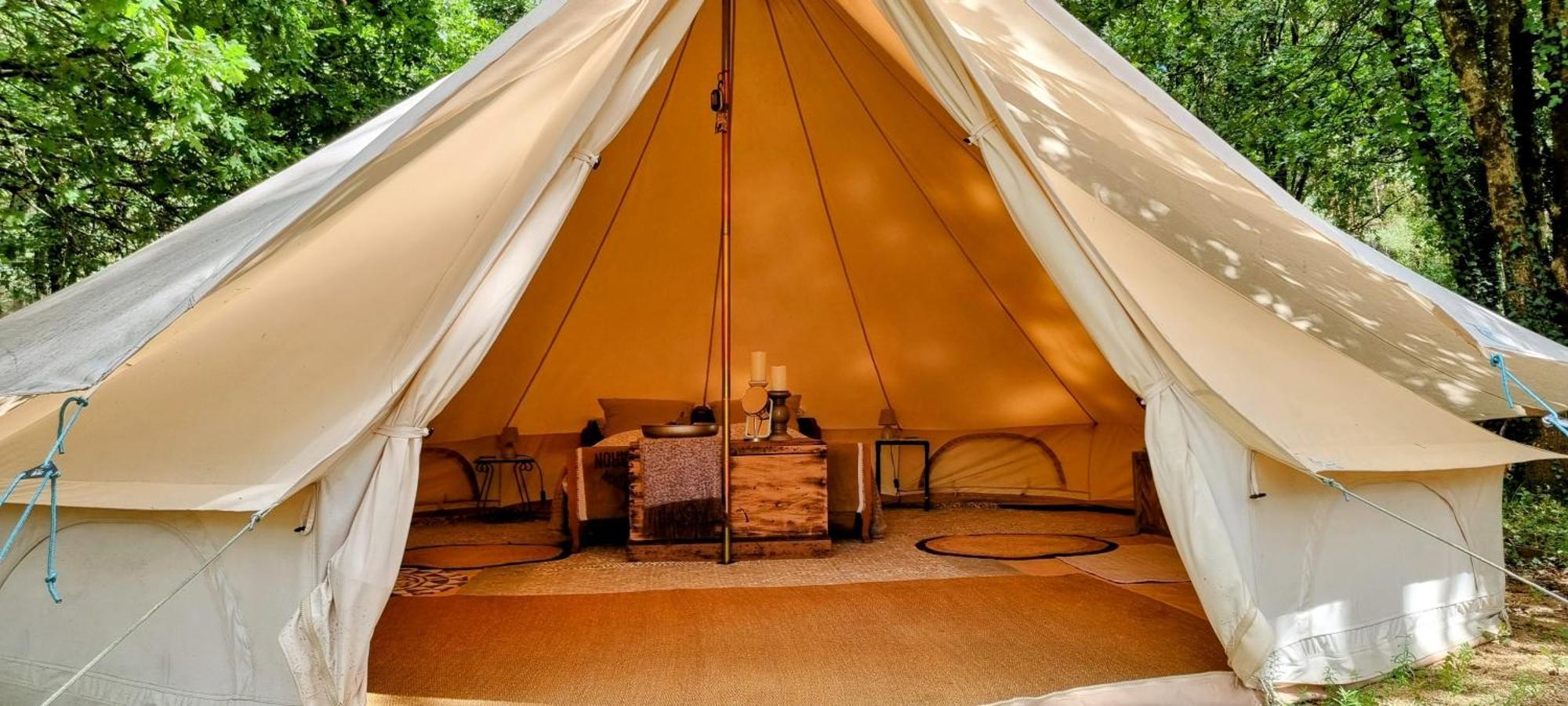 La Fortinerie Glamping Bell Tent Mouliherne Exterior foto
